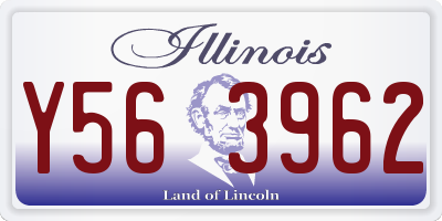 IL license plate Y563962