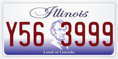 IL license plate Y563999