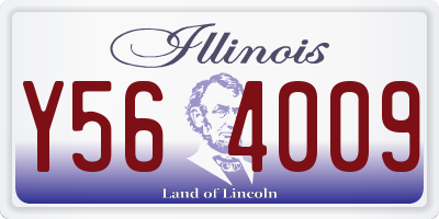IL license plate Y564009