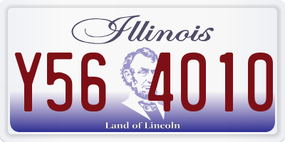 IL license plate Y564010