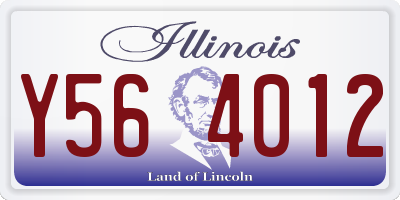IL license plate Y564012