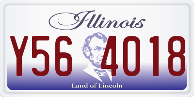 IL license plate Y564018