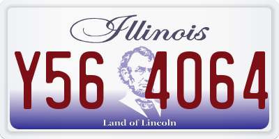 IL license plate Y564064