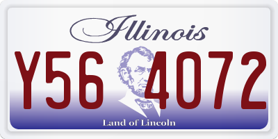 IL license plate Y564072