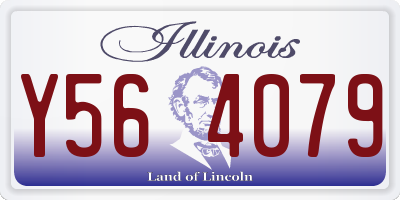 IL license plate Y564079