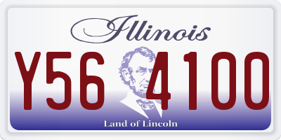 IL license plate Y564100