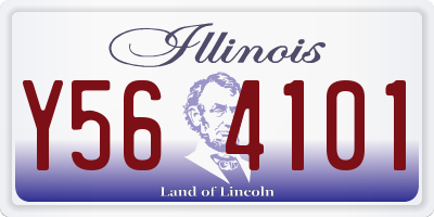 IL license plate Y564101