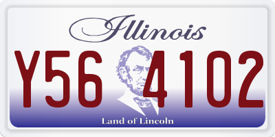 IL license plate Y564102