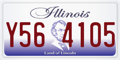 IL license plate Y564105
