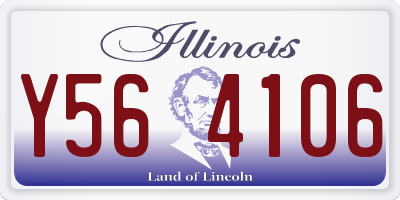 IL license plate Y564106