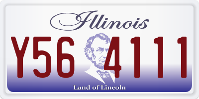 IL license plate Y564111