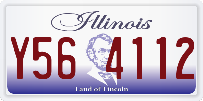IL license plate Y564112