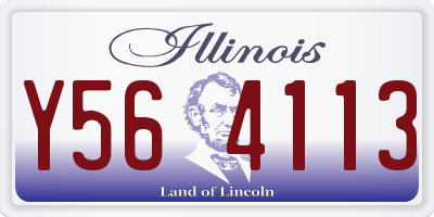 IL license plate Y564113