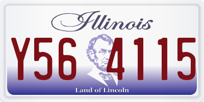 IL license plate Y564115