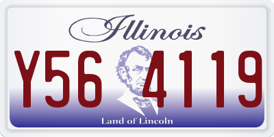 IL license plate Y564119