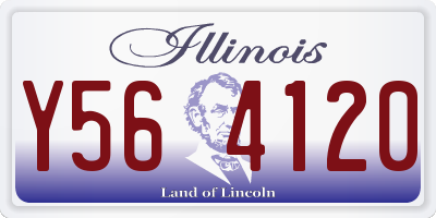 IL license plate Y564120
