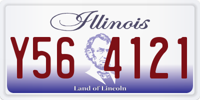 IL license plate Y564121