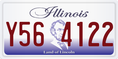 IL license plate Y564122