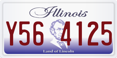 IL license plate Y564125
