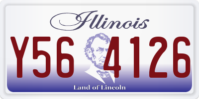 IL license plate Y564126