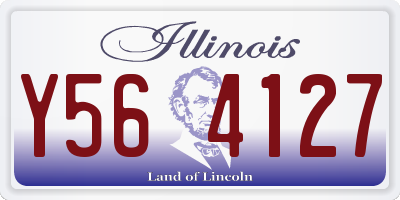 IL license plate Y564127