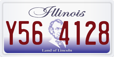 IL license plate Y564128