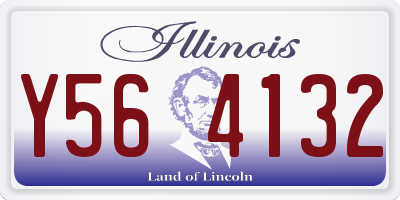 IL license plate Y564132