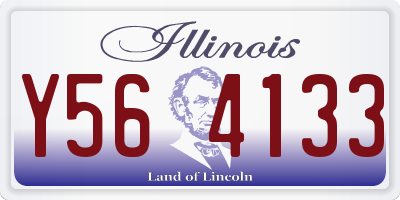IL license plate Y564133