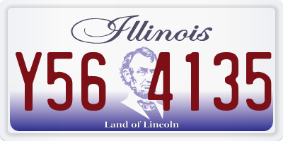 IL license plate Y564135