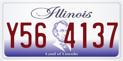 IL license plate Y564137