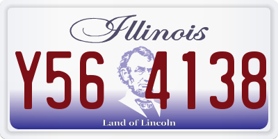IL license plate Y564138