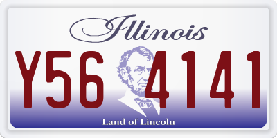 IL license plate Y564141