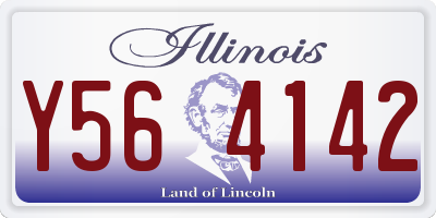 IL license plate Y564142