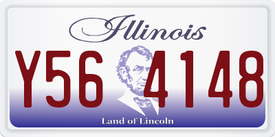 IL license plate Y564148
