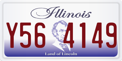 IL license plate Y564149
