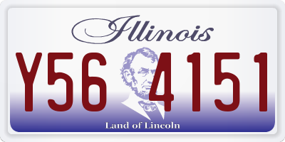 IL license plate Y564151