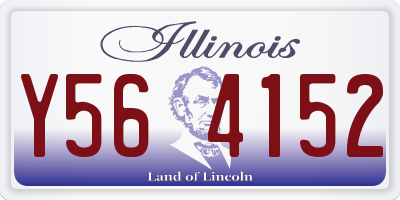 IL license plate Y564152