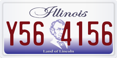 IL license plate Y564156