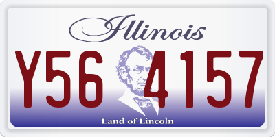 IL license plate Y564157
