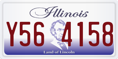 IL license plate Y564158