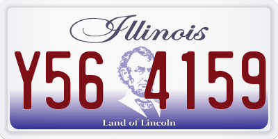 IL license plate Y564159