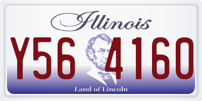 IL license plate Y564160