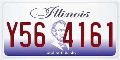 IL license plate Y564161