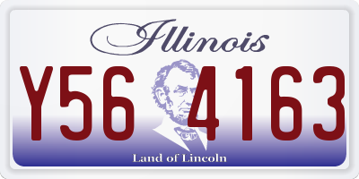 IL license plate Y564163
