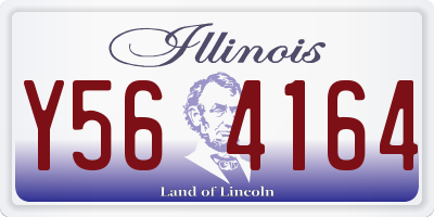 IL license plate Y564164