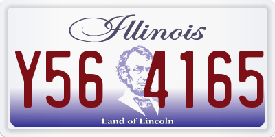 IL license plate Y564165
