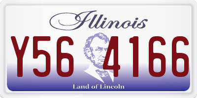 IL license plate Y564166