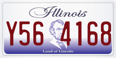 IL license plate Y564168