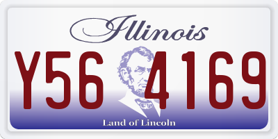 IL license plate Y564169