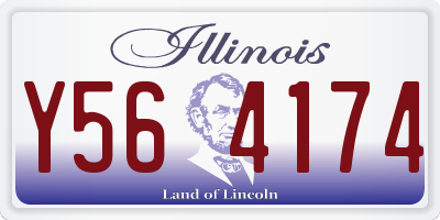 IL license plate Y564174